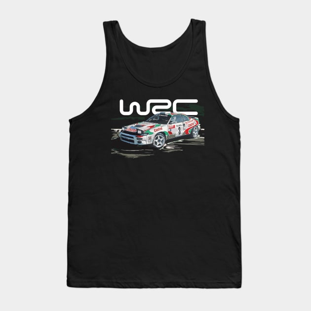 Drifting Toyota Celica st185 Carlos Sainz Monte Carlo wrc Tank Top by cowtown_cowboy